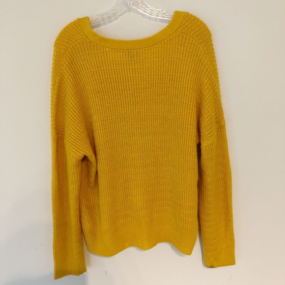 Splendid Sweaters Splendid Mustard Yellow Cable Knit Cardigan Poshmark